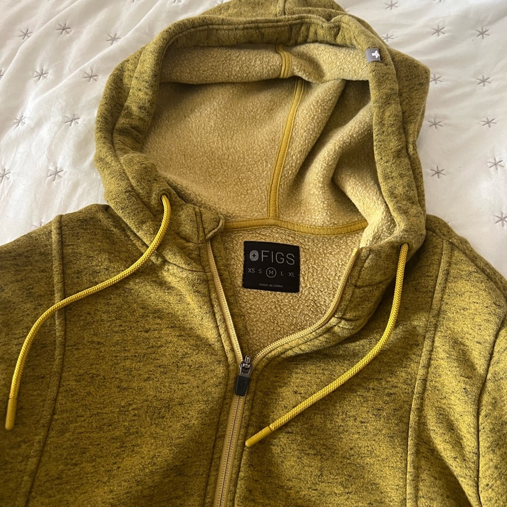 Figs gold hoodie